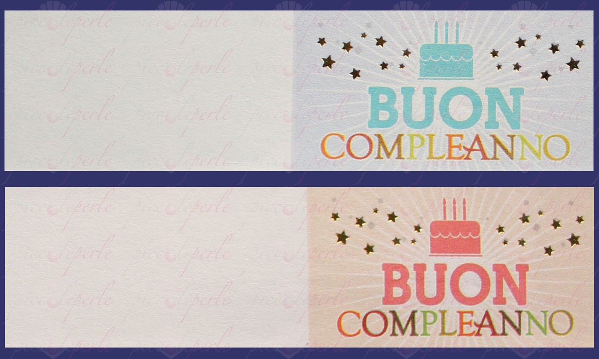 Bigliettini Compleanno